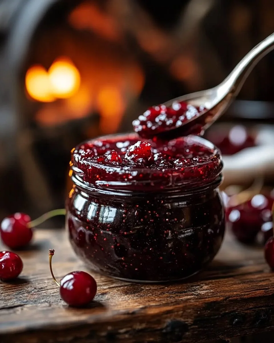 Cherry-Black Pepper Fire Jam