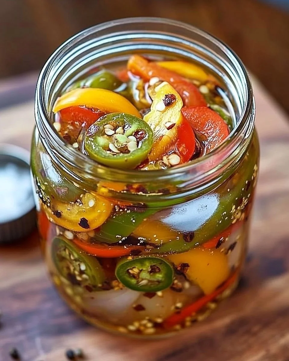 Delicious Pickled Possum Poppers served on a platter.
